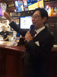 太田社長の乾杯