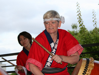 A Performance by the British Embassy Taiko Drumming Club 'Don BRI