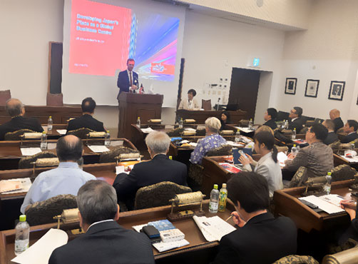 ブリティッシュ・ヒルズ（福島）でミニセミナー、懇親会を開催